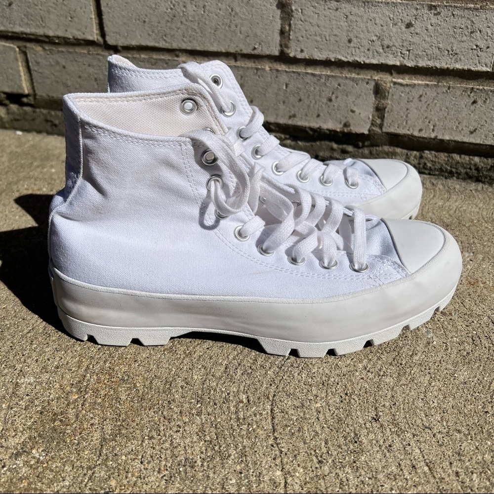 Converse chuck Taylor all star lugged platform white